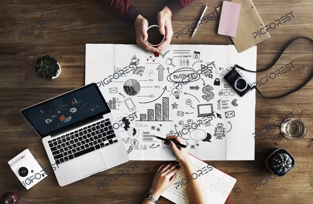 دانلود عکس نقشه راه بازاریابی و مارکتینگ