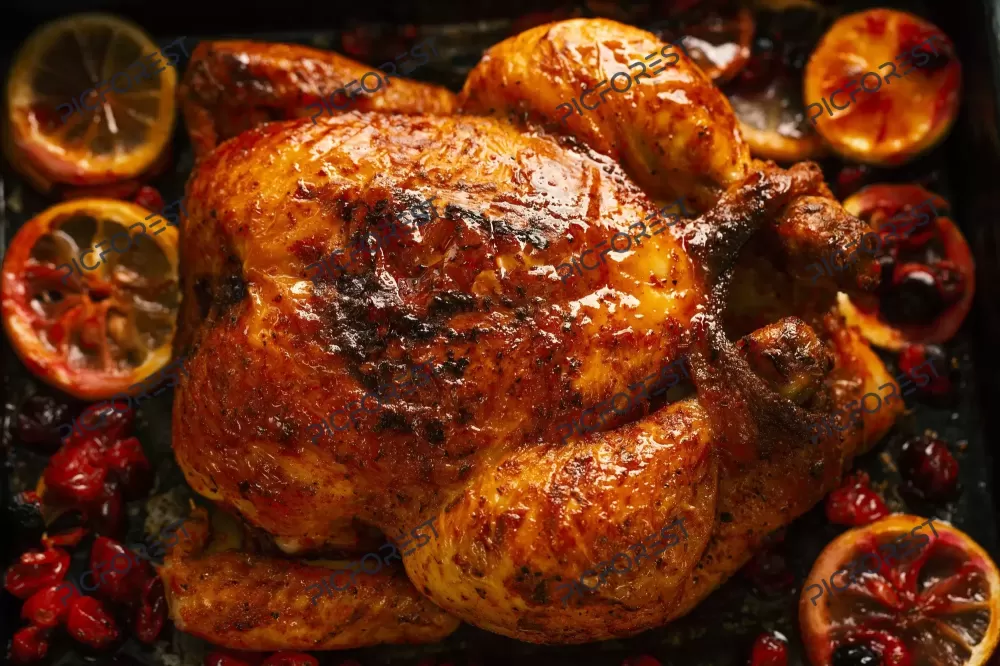 دانلود عکس مرغ بریان کامل پرتغالی