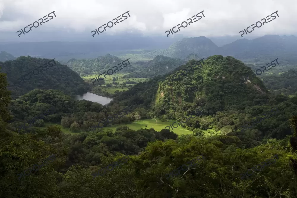 دانلود عکس نمای وسیع از طبیعت مکزیک